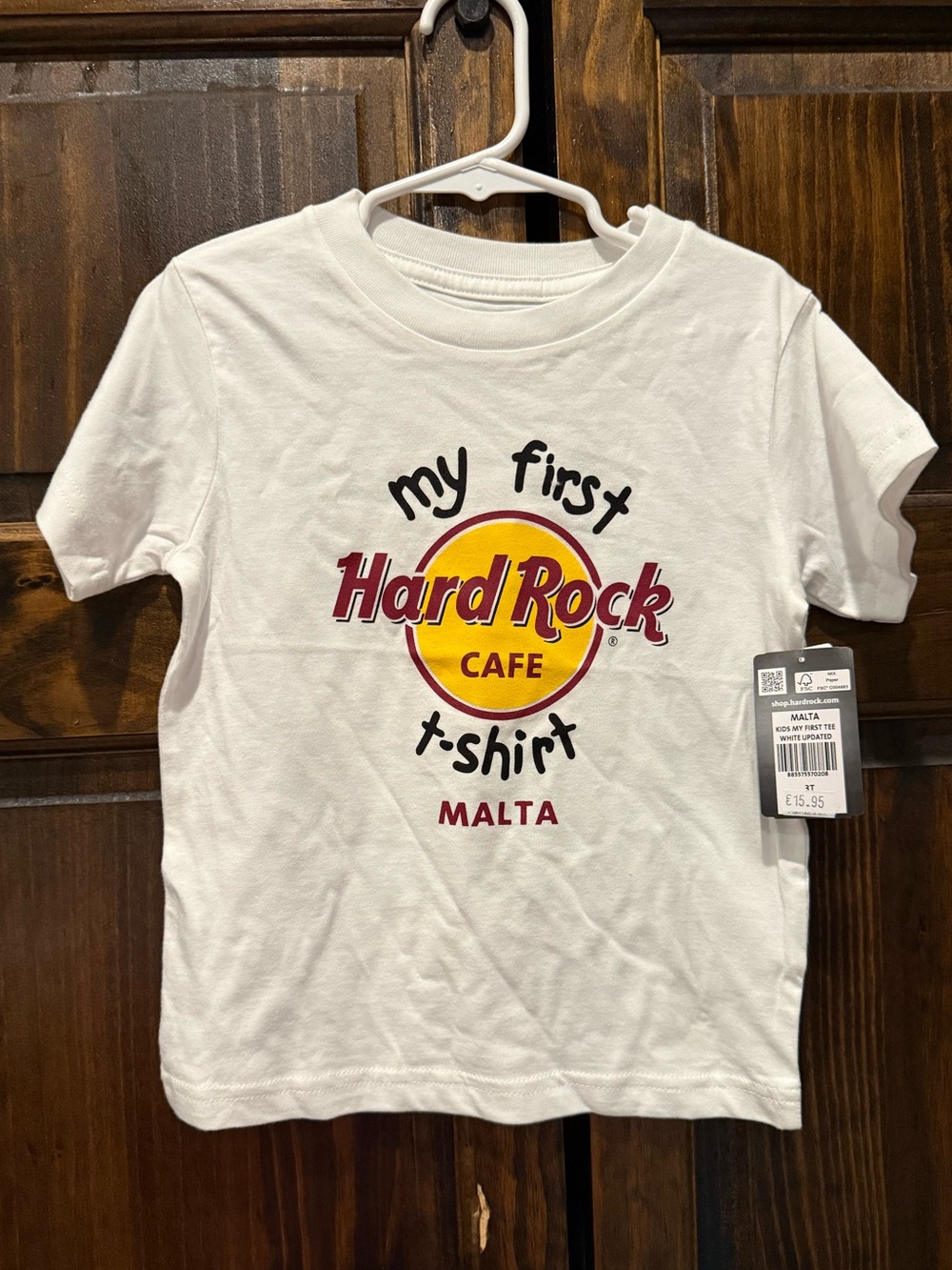 Hard Rock Cafe White Kids T-Shirt Malta
